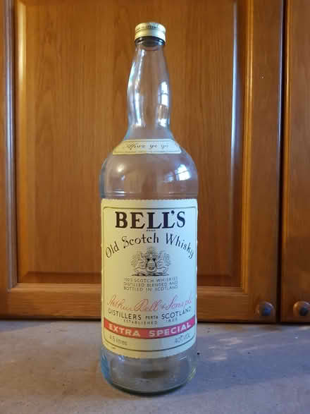 Photo of Large Empty Bells Scotch W Bottle (DE72 3BT) #1