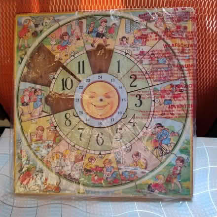 Photo of free Vintage wooden clock puzzle, 1960s? (S11 Brincliffe) #1