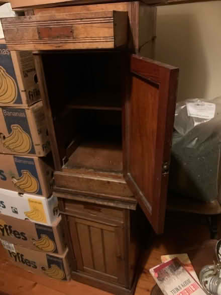 Photo of free Walnut? Veneered cabinets with door and draw suitable for refurbishment… too nice to scrap. (Brough CA17) #3