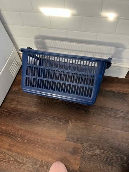 Photo of free Blue plastic laundry bin (Parson's Heath CO4) #2