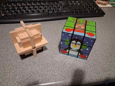 Photo of free 2 Puzzles -Rubik / Wooden (Grange CH48) #1