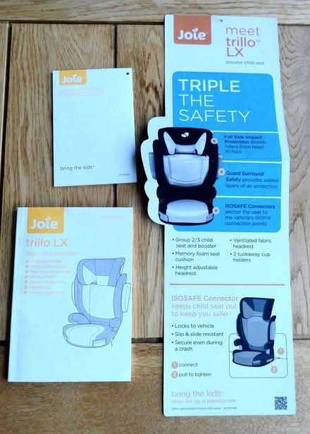 Photo of free Trillo LX booster seat 15-36kg (Lower Bourne, Farnham, GU10) #4