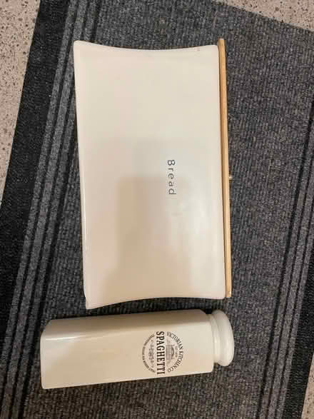 Photo of free Bread bin & spaghetti jar (Finchampstead RG40) #1