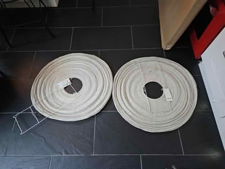 Photo of free Linen lamp shades x2 (Highbury N5) #1