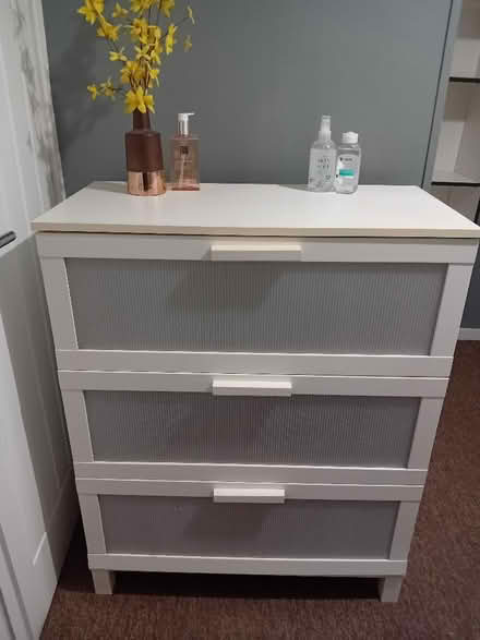 Photo of free 3 Drawer Chest of Drawers (Gravelly Hill B24) #1