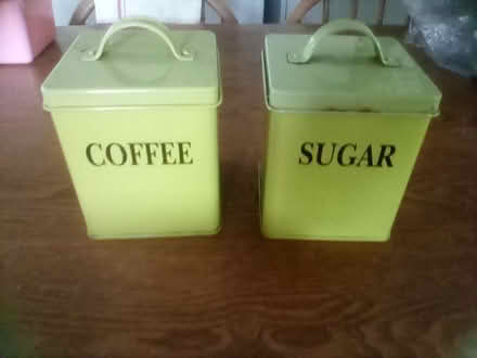 Photo of free Coffee and sugar tins (Hedge End SO30) #1