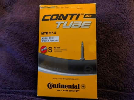 Photo of free Bicycle tube 27.5 x 2.75 presta valve (Woodley RG5) #1