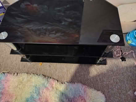 Photo of free Smoked glass TV stand (Blantyre G72) #1