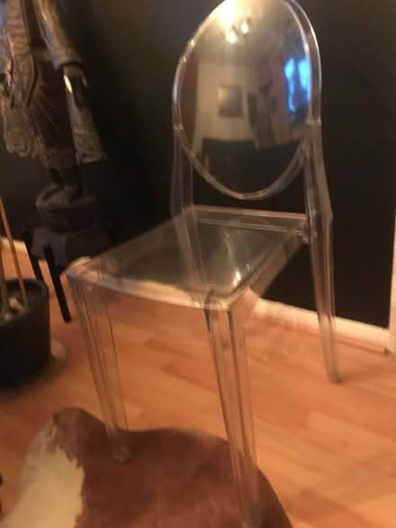 Photo of free Clear plastic chair (SE8 Deptford) #1