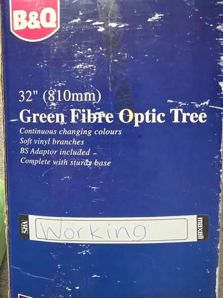 Photo of free Green Fibre Optic Xmas Tree (Walsgrave Road, CV2) #3