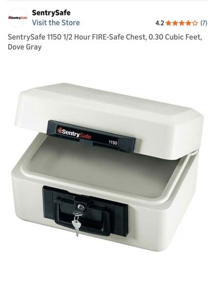 Photo of free Sentry Fire Safe chest w keys (Harbor Bay) #2
