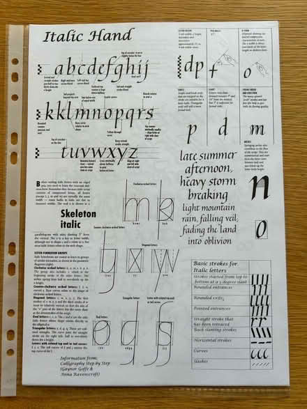 Photo of free Calligraphy equipment (Barkham RG41) #2