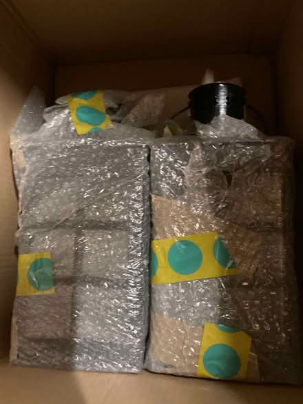 Photo of free Pair of black metal lanterns - can be used as pendant lamps (Lewes BN7) #2