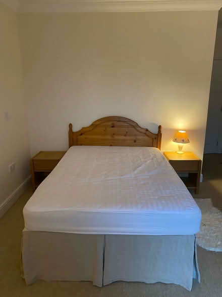 Photo of free Double bed box-frame with headboard (Botley/West Oxford, OX2) #1