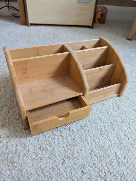 Photo of free Wooden desk organiser (Baldock SG7) #1