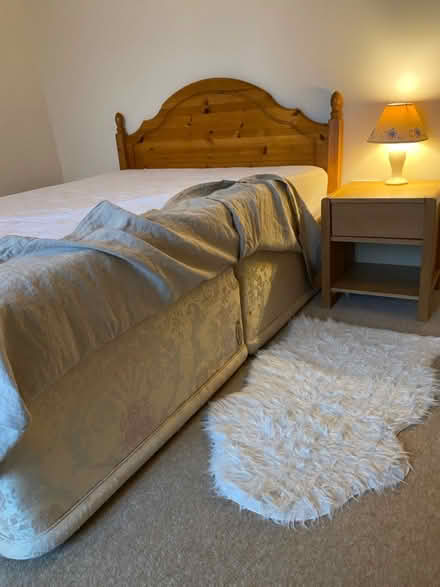Photo of free Double bed box-frame with headboard (Botley/West Oxford, OX2) #2