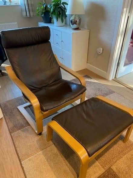 Photo of free Ikea chair with matching stool (Broadwater Down TN2) #1