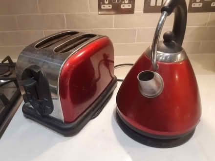 Photo of free Matching red kettle and toaster (Southmead BS10) #1