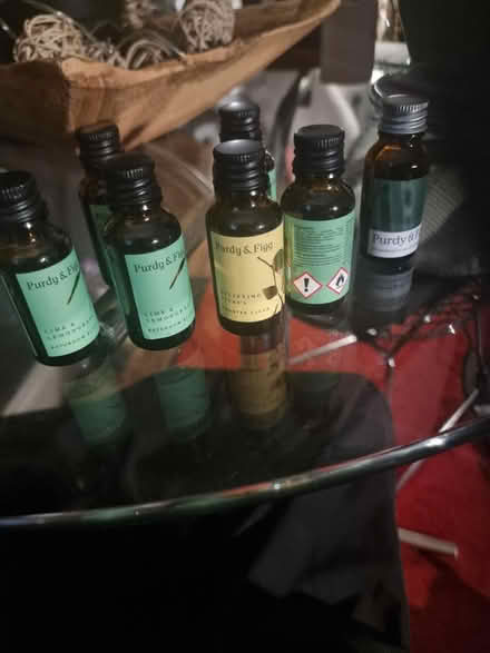 Photo of free Empty glass Purdy & Figg bottles (stroud green N4) #1