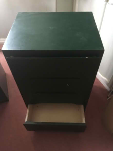 Photo of free Small green chest of drawers (Chipping Barnet EN5) #4