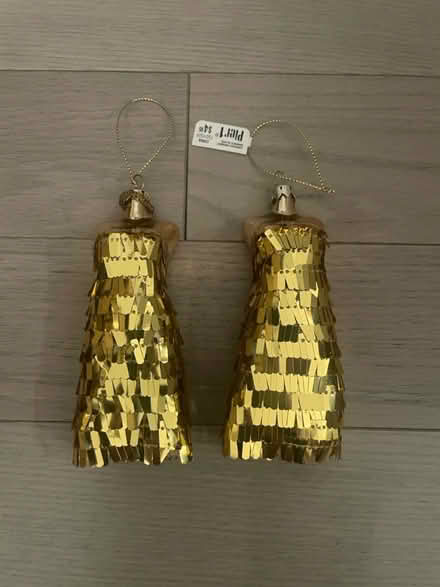 Photo of free Pier1 gold dress tree ornaments (Kennedy/16th in Markham) #1