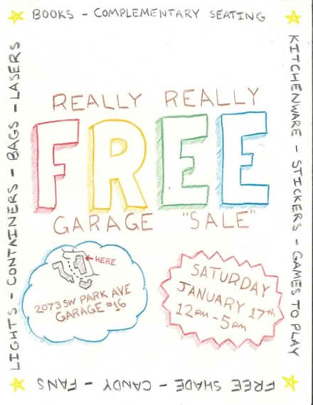 Photo of free Free Garage "Sale" (Downtown) #1