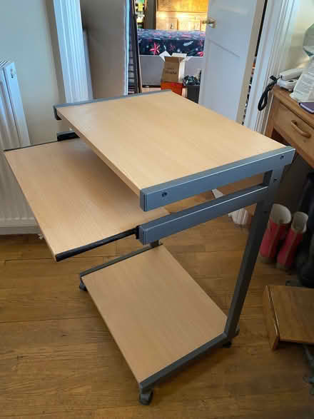 Photo of free Computer/laptop desk on wheels (Upper Wolvercote OX2) #1