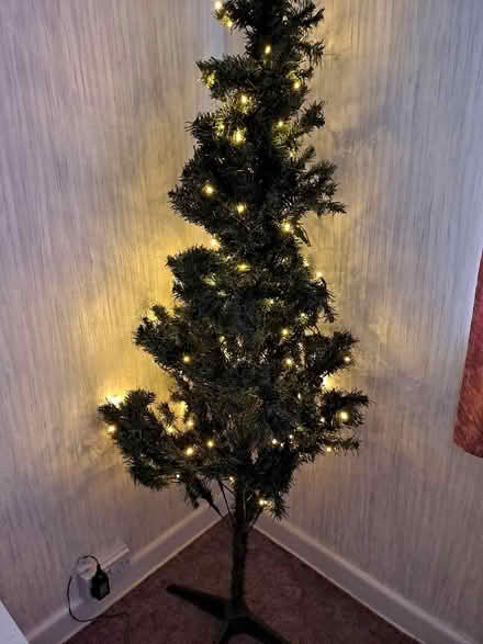 Photo of free 6ft Pre-lit Green Christmas Tree (Harefield SO19) #1