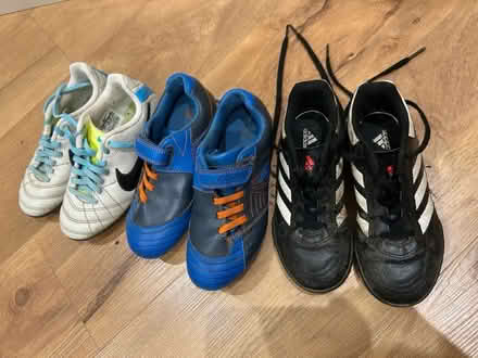 Photo of free 3x Kids Football Boots - Size 12 (St. John’s, Sevenoaks) #1