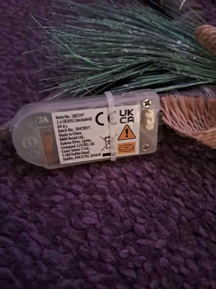 Photo of free Hanging Christmas light up door ornament (Harefield SO19) #2