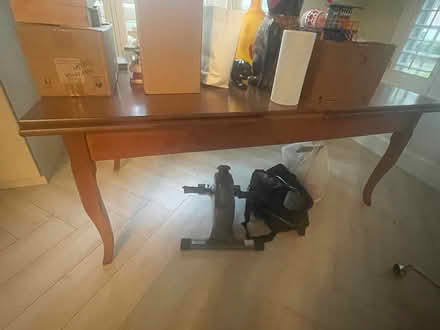 Photo of free Wood Dining Table (Palm Beach Gardens fl) #1