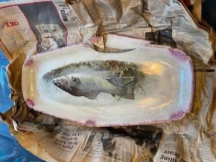 Photo of free Set of porcelain fish plates (Eastbourne BN21) #3