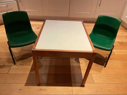 Photo of free Toddlers table and 2 chairs (Shelton SY3) #1