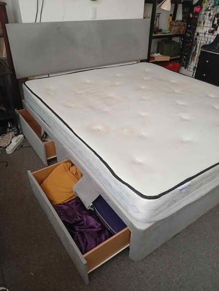 Photo of free Super king size bed with headboard (North london N13) #2
