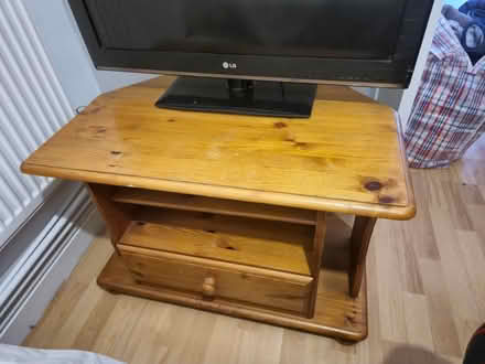 Photo of free TV and TV console (Norwich) #1
