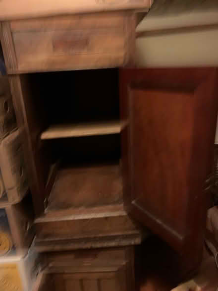 Photo of free Walnut? Veneered cabinets with door and draw suitable for refurbishment… too nice to scrap. (Brough CA17) #2