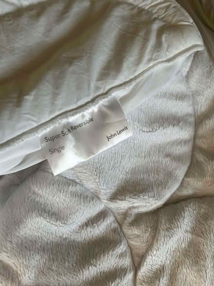 Photo of free John Lewis mattress topper, single size (Old Town HP2) #1