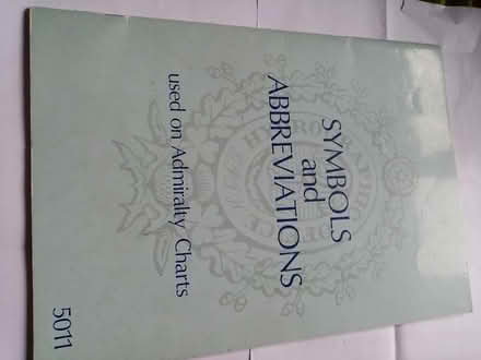 Photo of free Admiralty Symbols/Abbreviations (Emsworth PO10 Off A259) #2