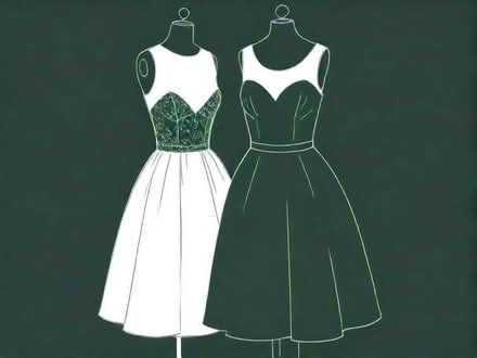 Photo of Size 8(m) prom/bridesmaids dress with low cut back (Sidley TN39) #1