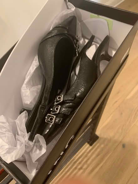 Photo of free black sling back shoes 8m (congress heights) #1