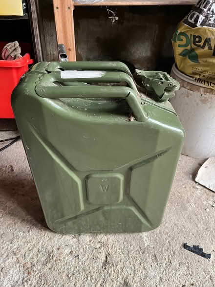 Photo of free 20 litres diesel in metal can (Whiteshill GL6) #1