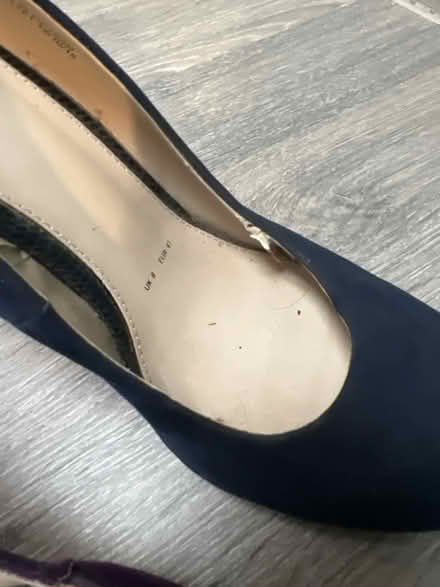 Photo of free Purple and Navy Blue Block Heel Pumps. Size 8 (Southsea PO4) #2