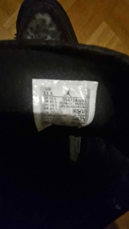 Photo of free High top trainers (Lambeth SW8) #1