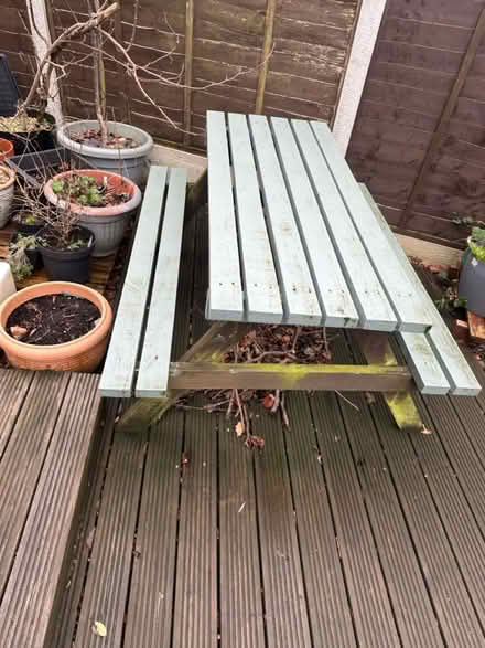Photo of free Picnic bench (BD18 Wrose) #2