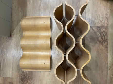 Photo of free Wooden curved wine rack (Dean EH4) #2