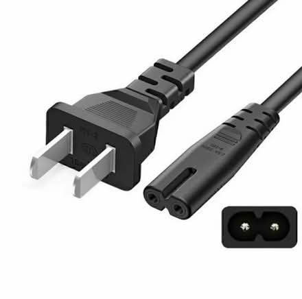 Photo of Two prong/pin "figure 8" power cord (Parkway Mall) #1