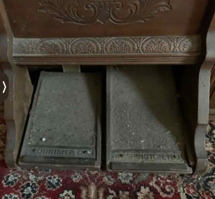 Photo of free Vintage pedal organ ornate wood (Blagdon BS40) #2