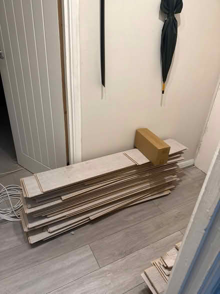 Photo of free Laminated flooring cover 11sq (SE25 6) #1
