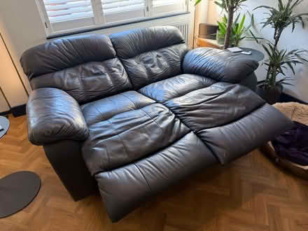 Photo of free Black Leather Sofa Recliner (London Colney AL2) #3