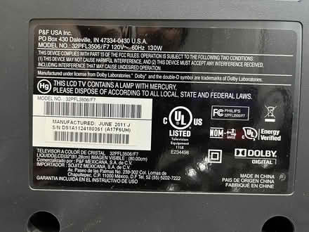 Photo of free Phillips Non-smart tv (Scottdale, GA) #4